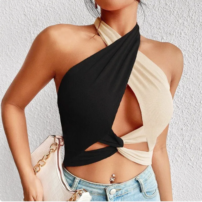 Block Crop Top