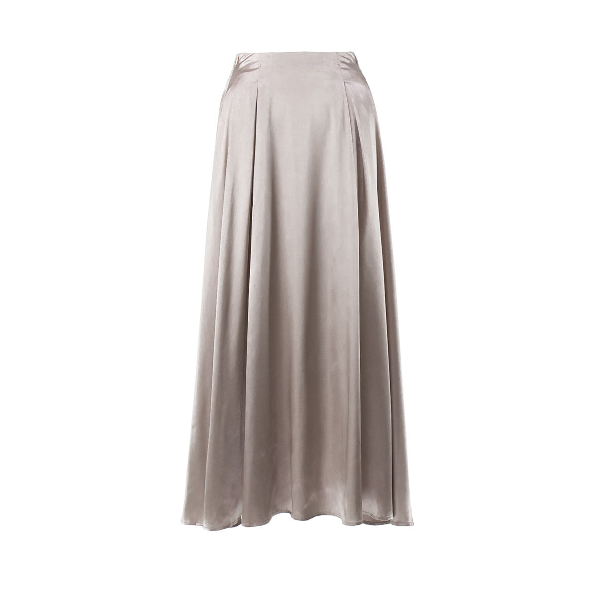 High Waist Satin Maxi Skirt