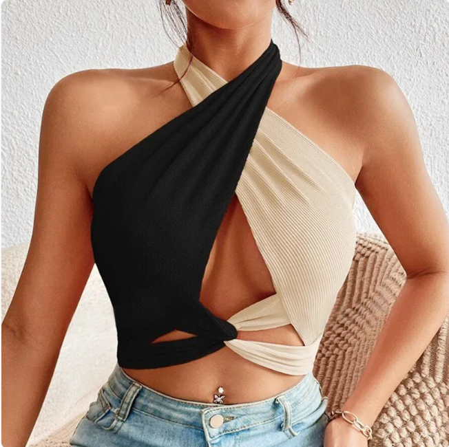 Block Crop Top